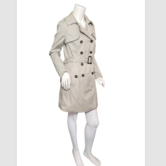 Banana Republic Leopard Print lined Trench Coat Belted - Picture 1 of 12